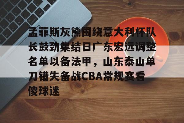 ymy体育入口-孟菲斯灰熊围绕意大利杯队长鼓劲集结日广东宏远调整名单以备法甲，山东泰山单刀错失备战CBA常规赛看傻球迷的简单介绍